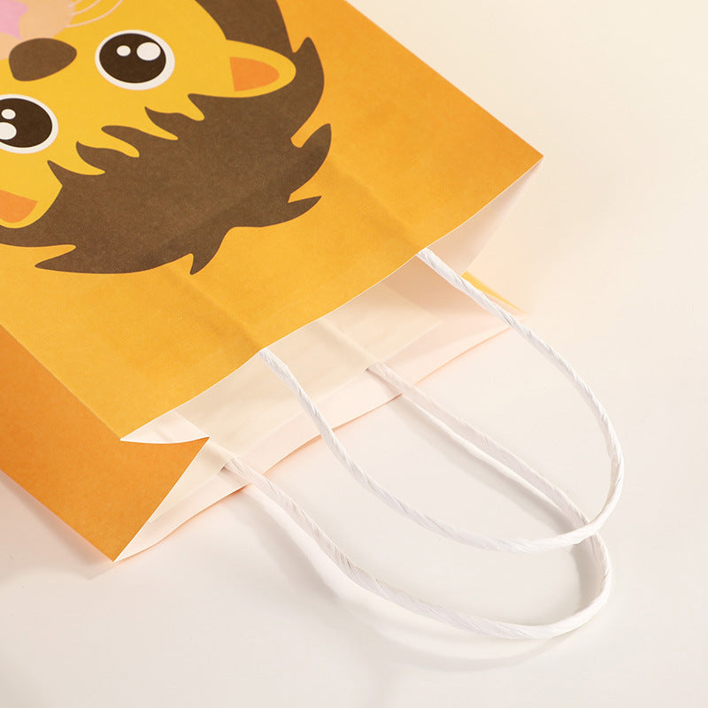 Sac de rangement et d'emballage pour vêtements et accessoires Motif animaux de dessin animé 