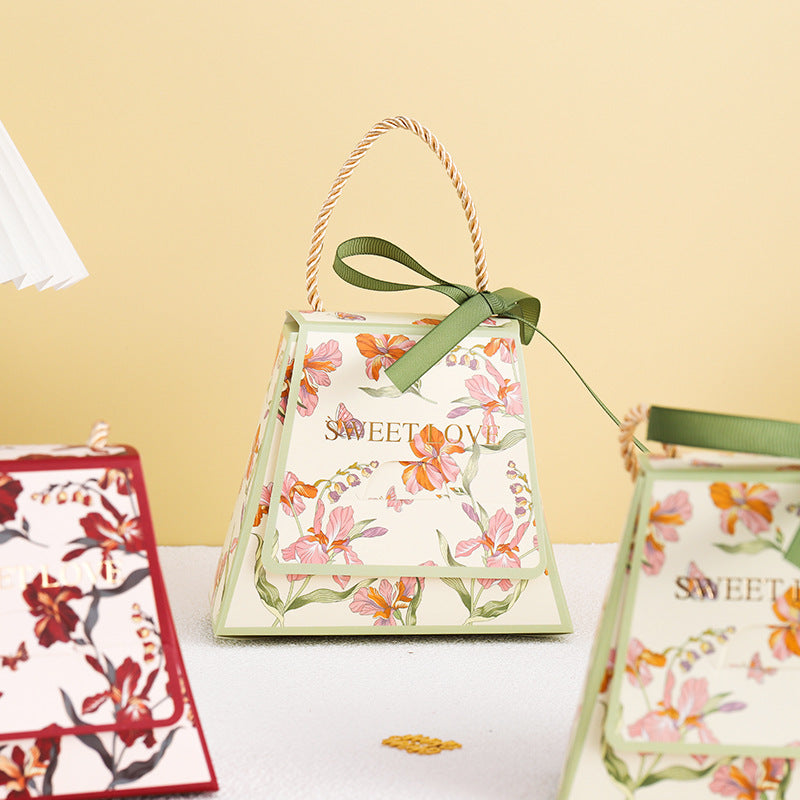 Sac d'emballage cadeau de bonbons de mariage simple et créatif 