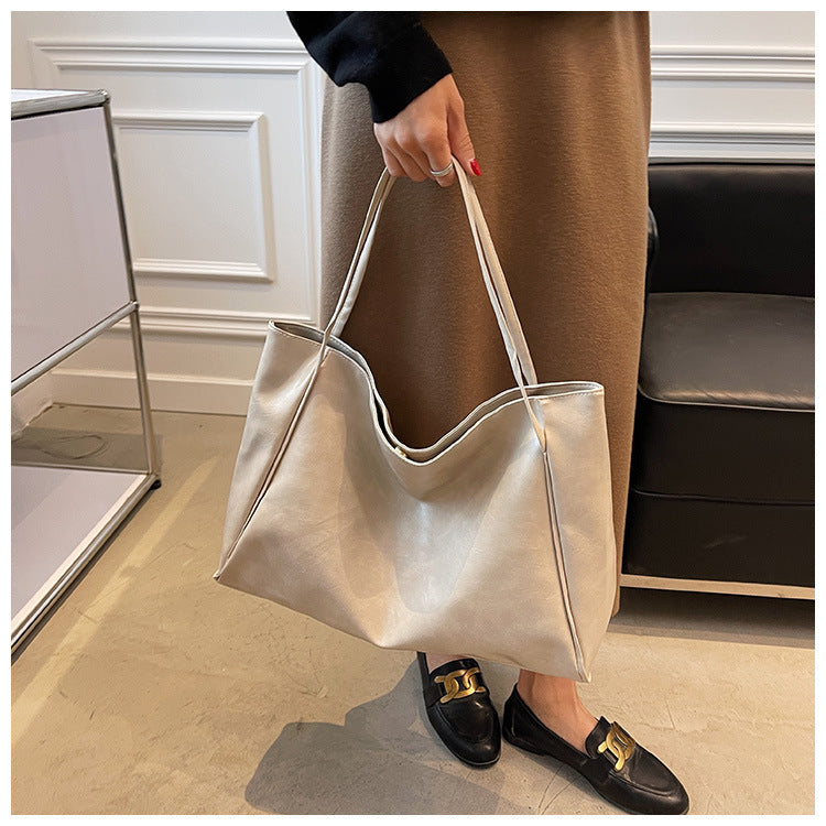 Women Fashionable Large Capacity PU Tote Bag