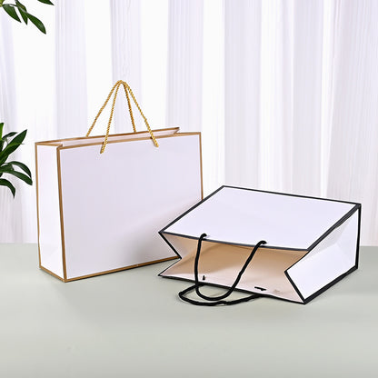 Fashion Simple Clothing Store Packaging Paper Bag Shopping Bag