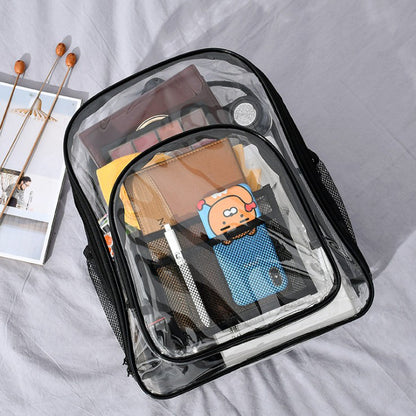 Fashion Large Capacity Pvc Clear Backpack