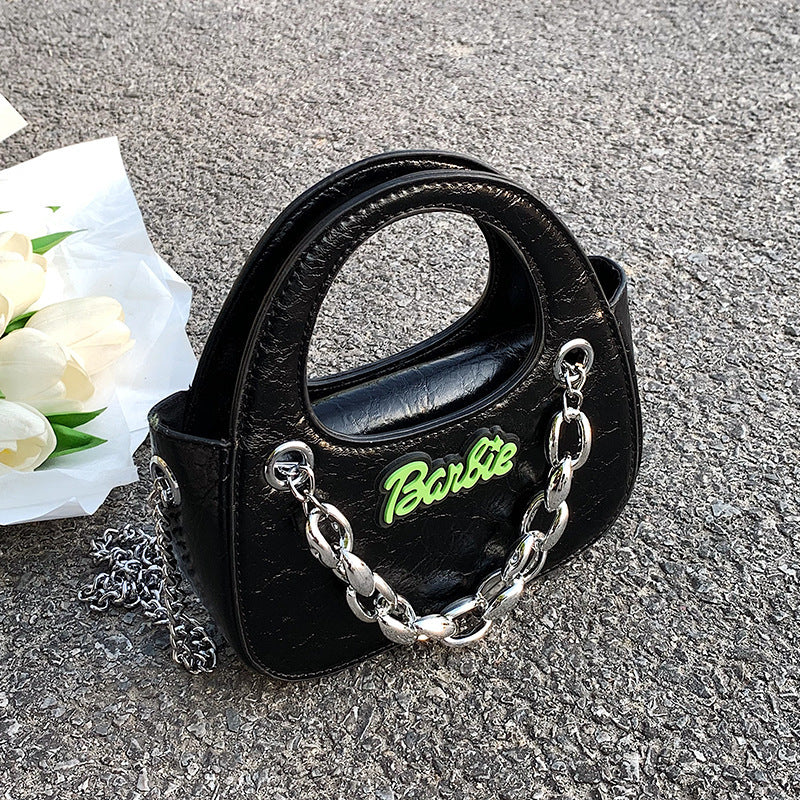 Sac bandoulière Pop Chain couleur unie 