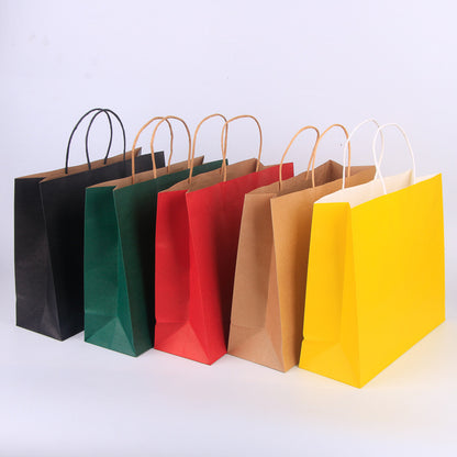 Fashion Multiple Specifications Kraft Paper Gift Bag