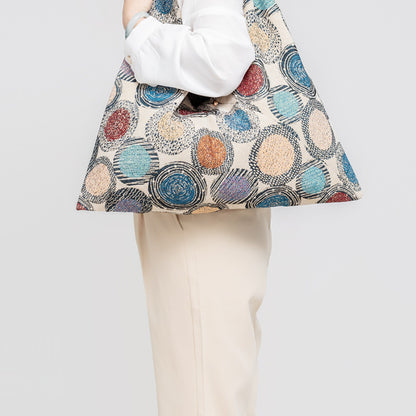 Women Bohemia Leopard Tiger Print Large Capacity Canvas Shoulder Bag