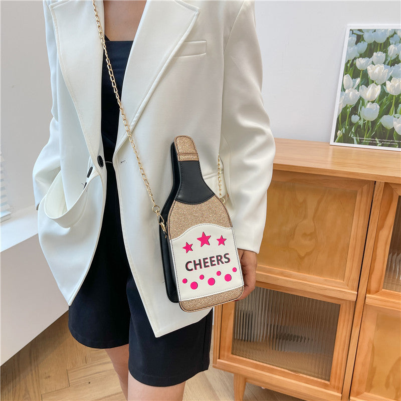 Creative Fashion Bottle Shoulder Bag