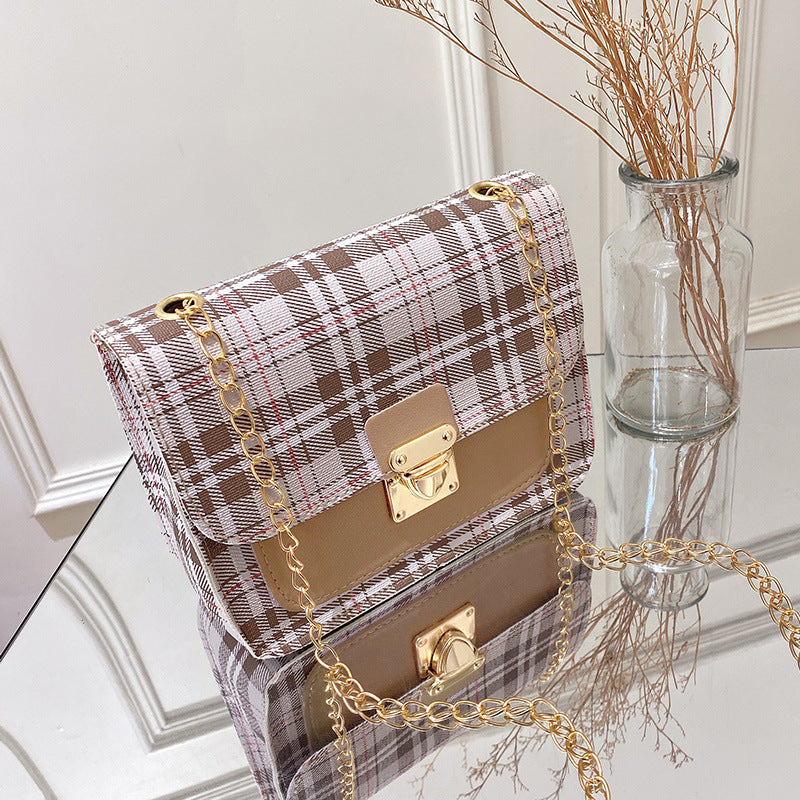 Sac à bandoulière en PU à fermeture à rabat et boucle pour femme