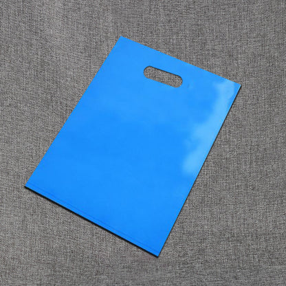 PE Solid Color Plastic Shopping Gift Bag