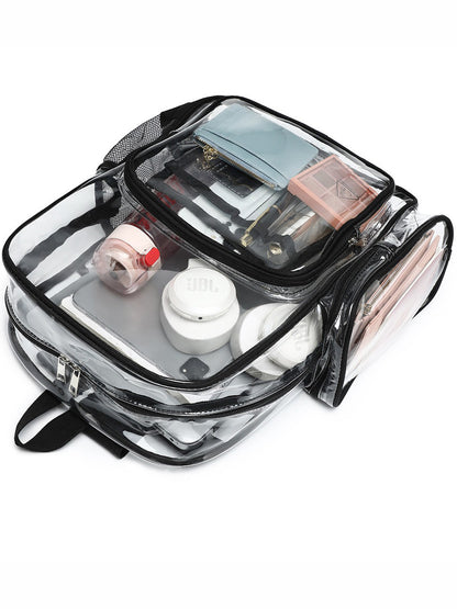 Fashion Casual Clear PVC Large Capacity Backpack
