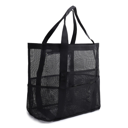 Women Fashion Casual Mesh Hollow Large Capacity Beach Bag