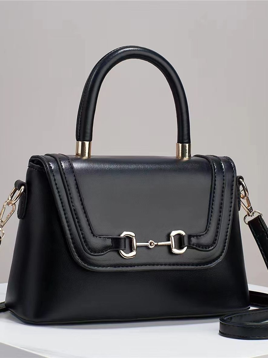 Sacs à main de grande capacité à contraste de couleurs tendance 