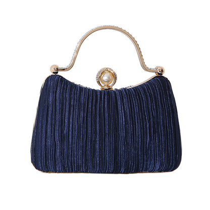 Sac de soirée plissé élégant 