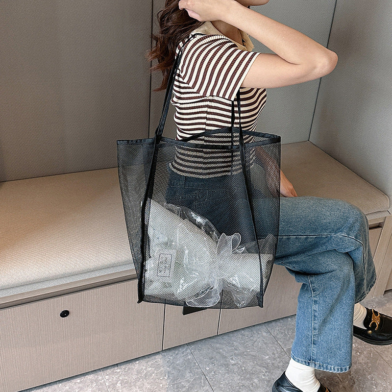 Women Summer Fashionable Simple Casual Large Capacity Shoulder Bag