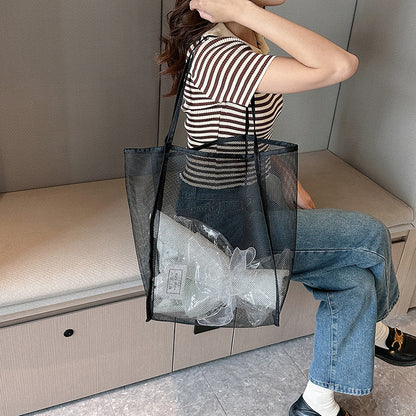 Women Summer Fashionable Simple Casual Large Capacity Shoulder Bag