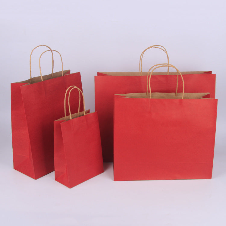 Fashion Multiple Specifications Kraft Paper Gift Bag
