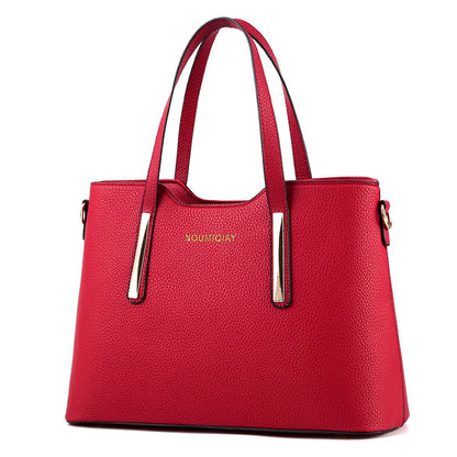 Women Fashion Casual Large-Capasity Handbag Two-Piece Set