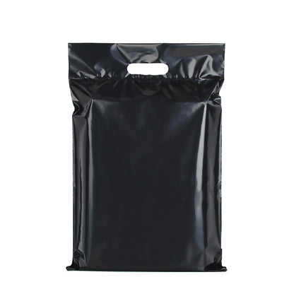 Lot de 100 sacs d'emballage épais et imperméables pour vêtements, 45 x 55 cm, couleur, portables, en plastique