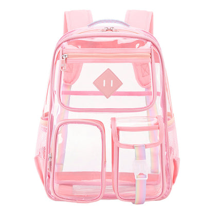 Fashionable Large Capacity Waterproof Clear Backpack