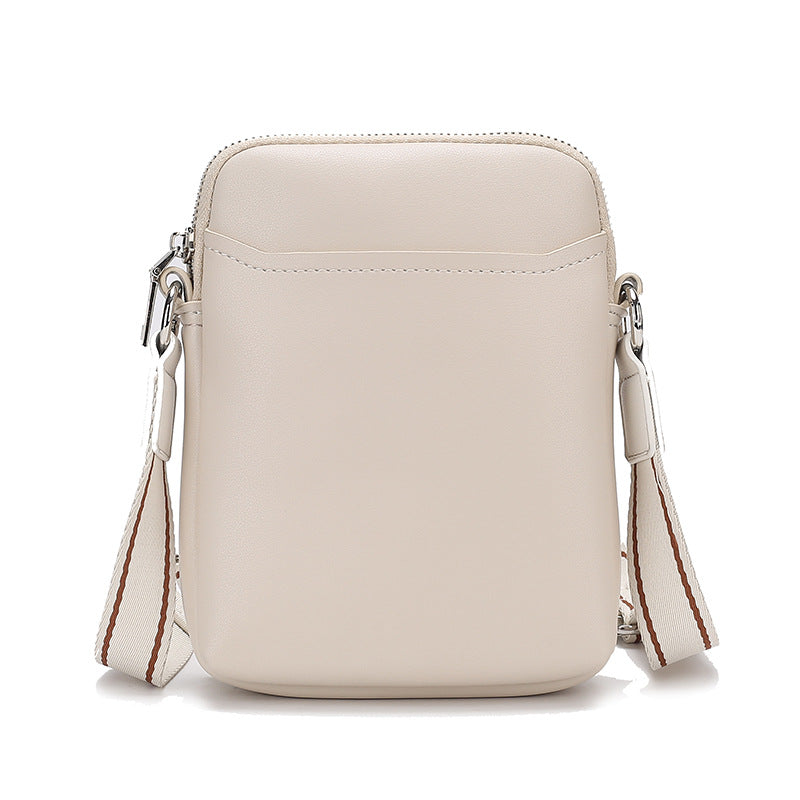 Women Casual Simple Solid Color Pu Soft Leather Crossbody Bag