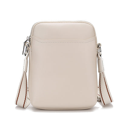 Women Casual Simple Solid Color Pu Soft Leather Crossbody Bag