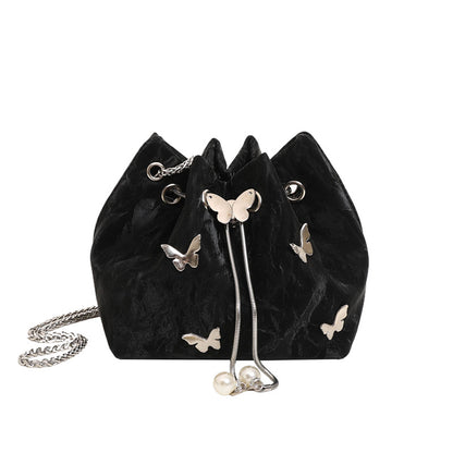 Autumn Women Fashion Elegant Butterfly Chain Shoulder Bag