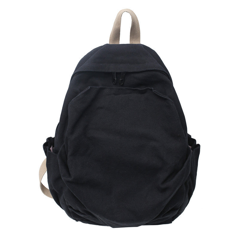 Women Casual Design Solid Color Large Capacity Backpack