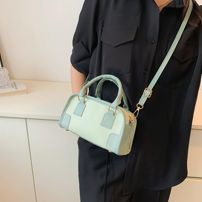 Sac à bandoulière grande capacité à blocs de couleurs tendance 