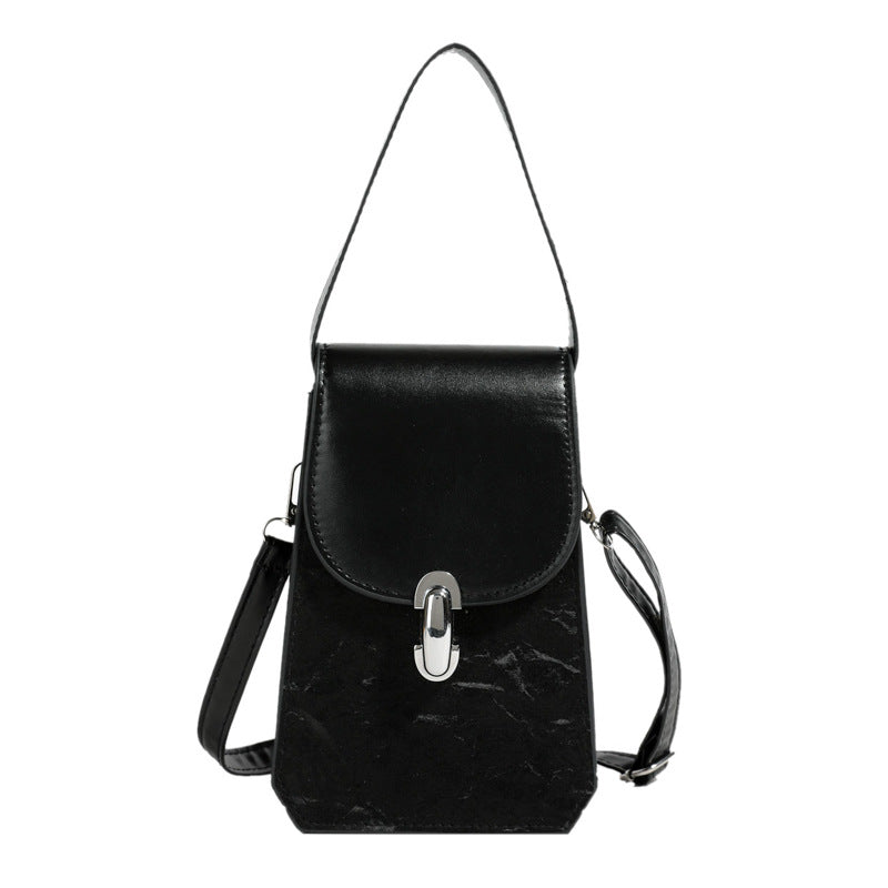 Women Fashion Casual Solid Color Mobile Phone Crossbody Bag