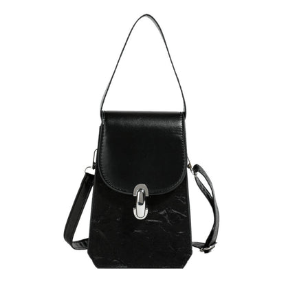 Women Fashion Casual Solid Color Mobile Phone Crossbody Bag