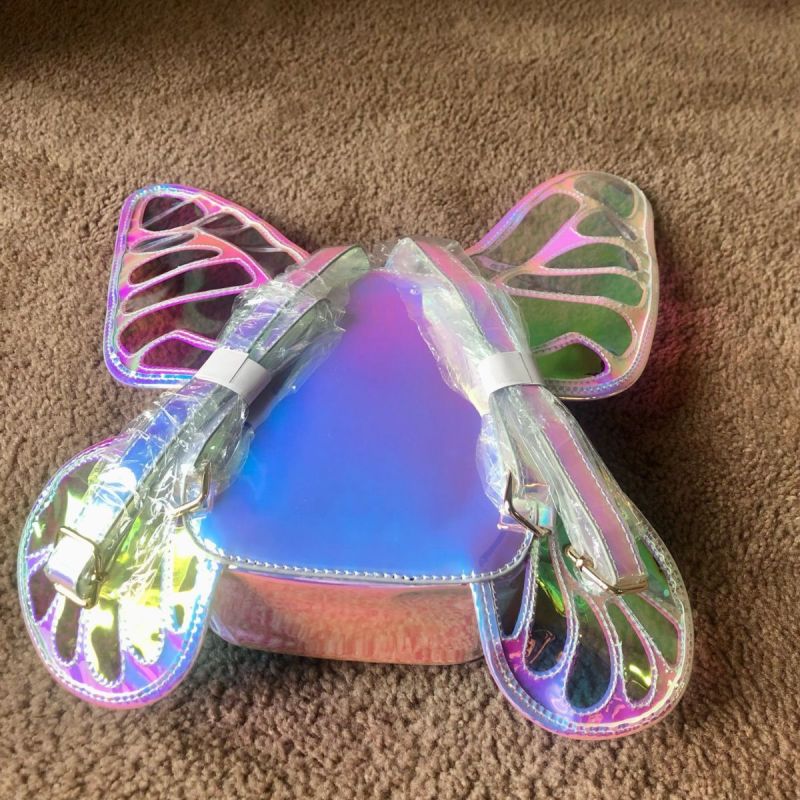 Women'S Stylish Creative Laser Butterfly Wings Backpack