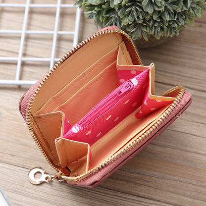 Women Fashion Embroidered Short Creative Coin Purse