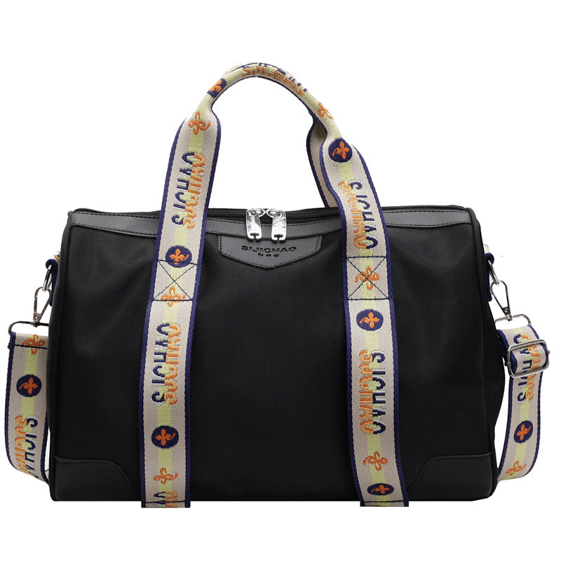 Women Fashion Casual Contrast Color Outdoor Sports Handbag