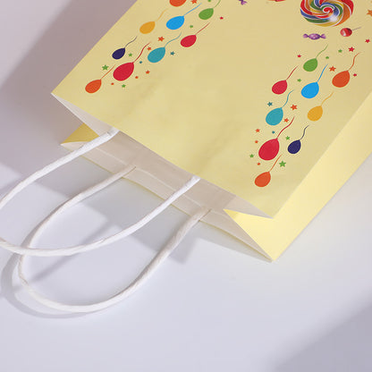Sac de rangement et d'emballage à motif de ballons et bonbons de dessin animé, accessoires pour vêtements