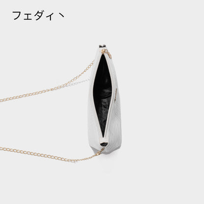 Sac à bandoulière tendance pour femme, motif crocodile, couleur unie, avec chaîne 