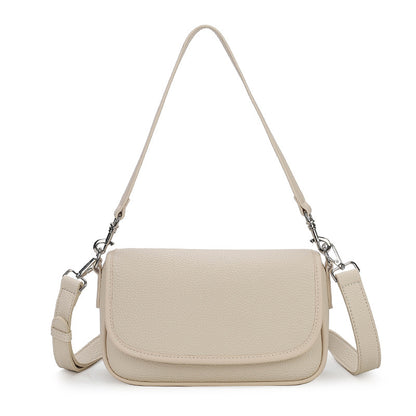 Women Fashion Casual Solid Color Rectangle Crossbody Bag