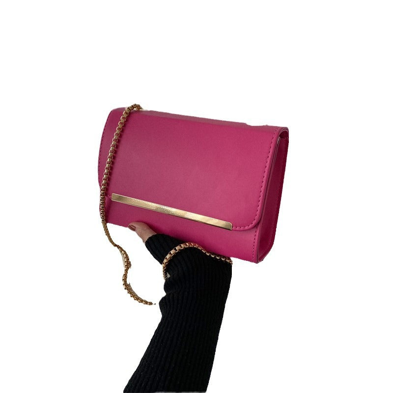 Simple And Fashionable Square Flip Shoulder Bag