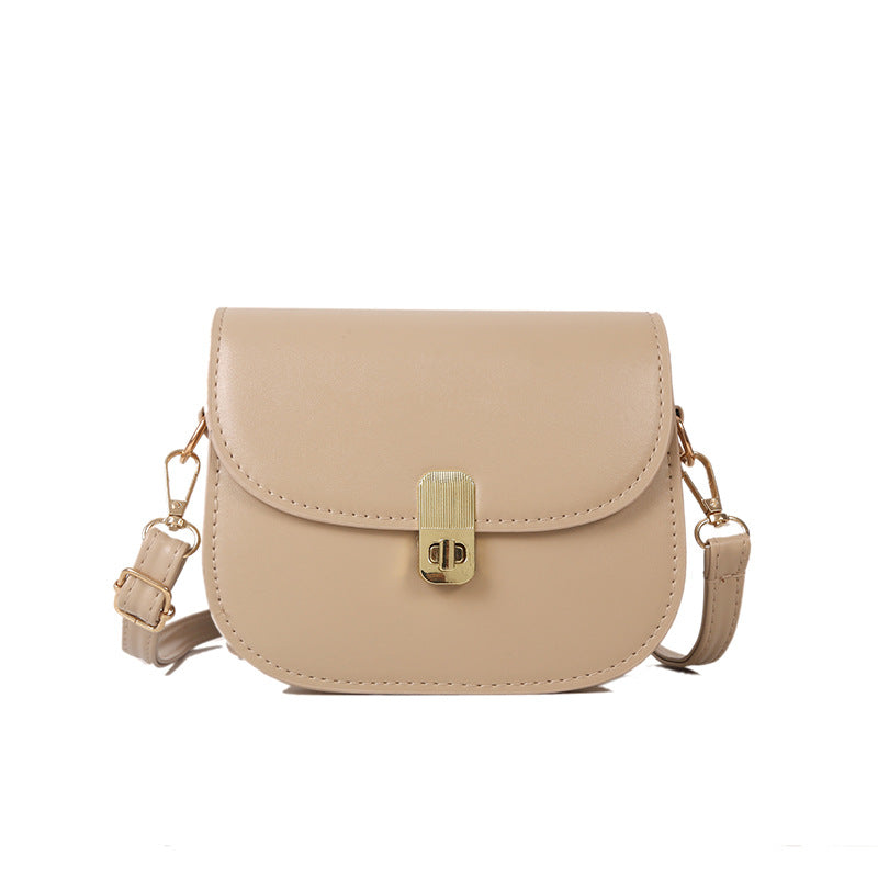 Simple Solid Color Clutch Crossbody Bag
