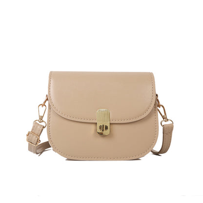 Simple Solid Color Clutch Crossbody Bag