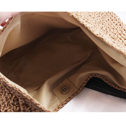 Fashion Summer Large Capacity Straw Woven Shoulder Bag