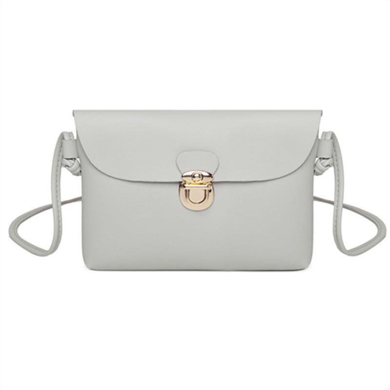 Women Casual Clamshell Design Solid Color Crossbody Bag