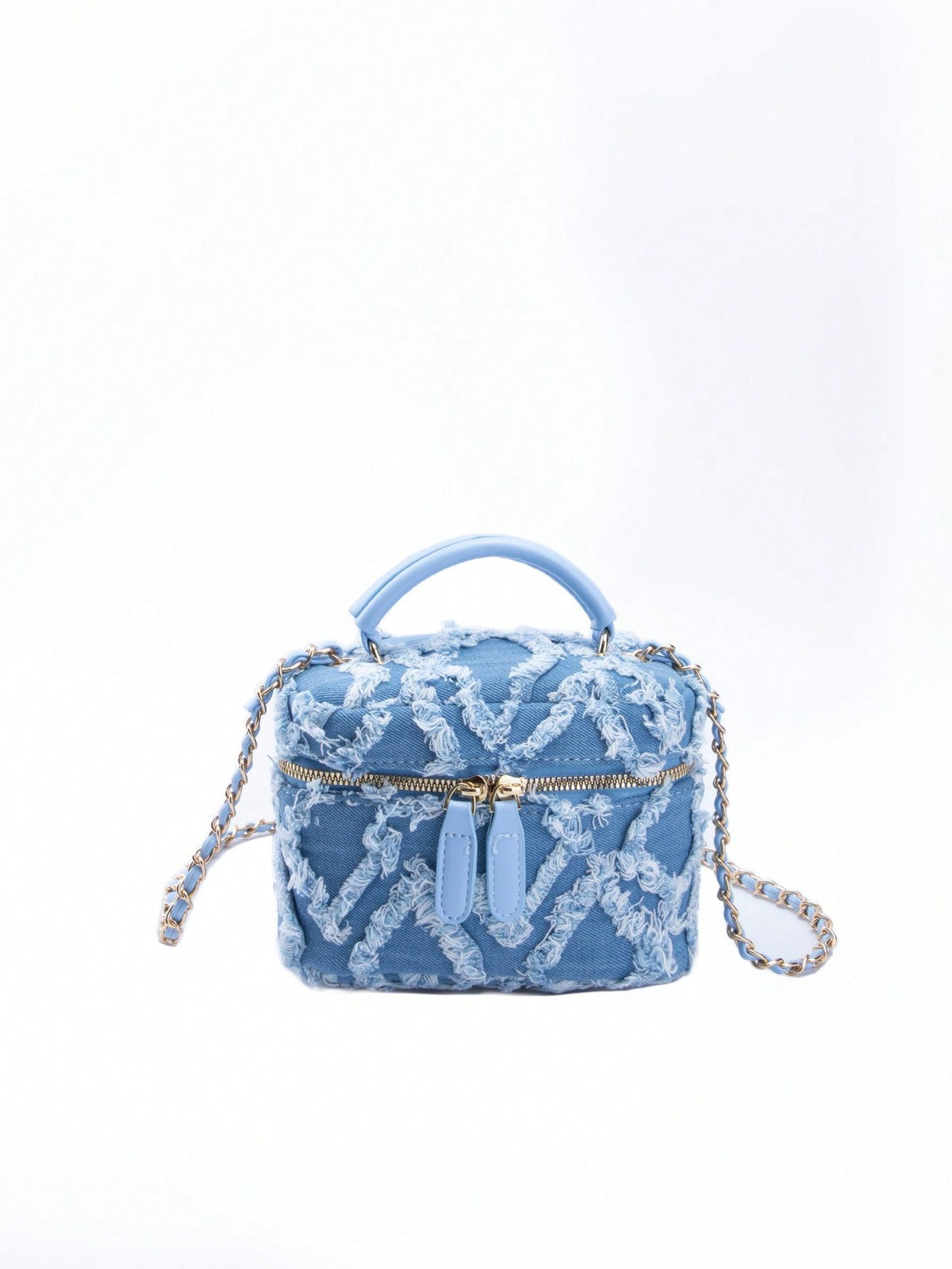 Retro Rough Denim Shoulder Bag