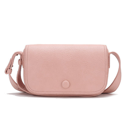 Sac à bandoulière en PU simple et tendance pour femme, couleur unie 
