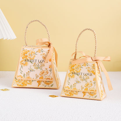 Sac d'emballage cadeau de bonbons de mariage simple et créatif 