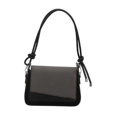 Sac à bandoulière à rabat contrasté tendance 