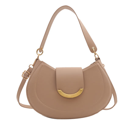 Women Fashion Casual Solid Color Shoulder Bag
