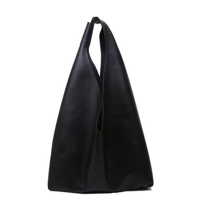 Sac à bandoulière simple et uni en PU de grande capacité 