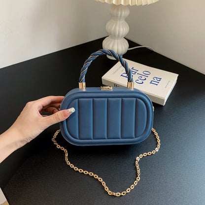 Fashionable Simple Solid Color Portable HandBags Shoulder Bag