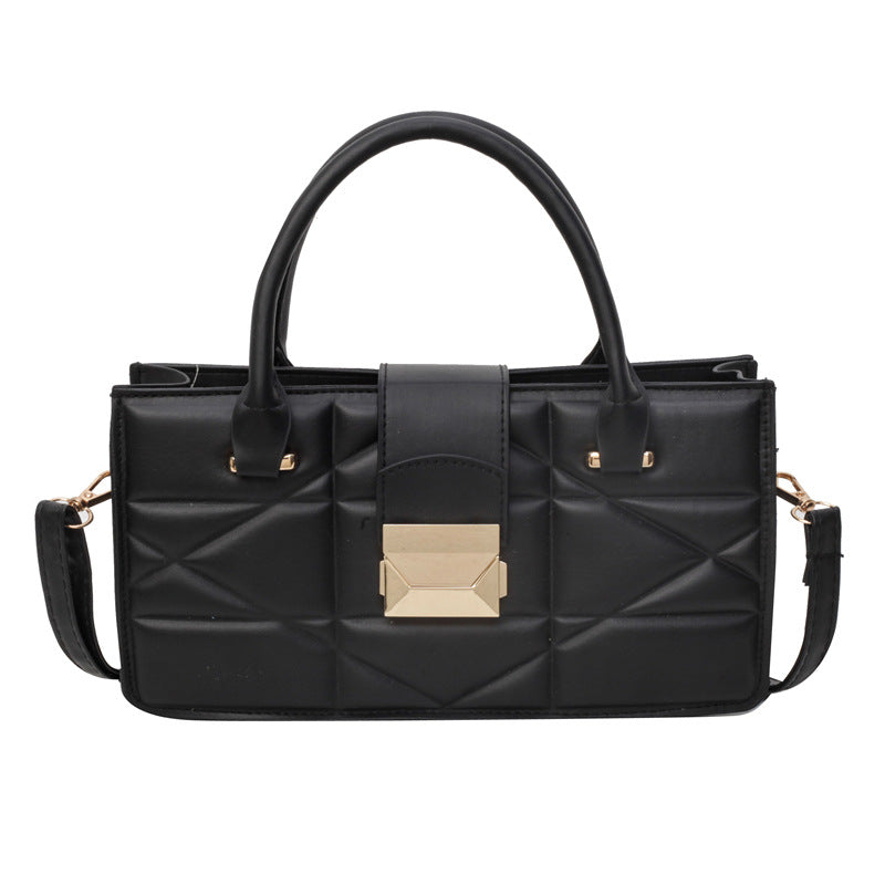 Sacs à main simples à fermeture à pli de couleur unie 