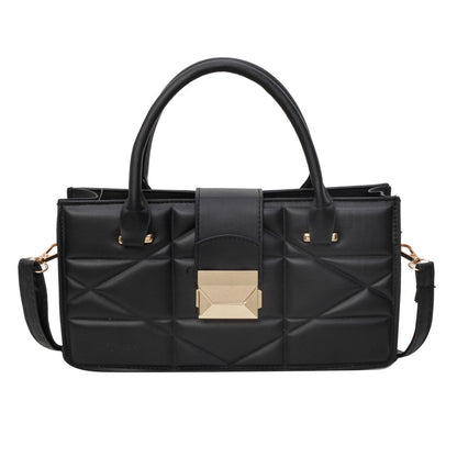 Sacs à main simples à fermeture à pli de couleur unie 