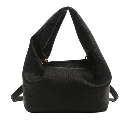 Fashionable Solid Color Shoulder Bag
