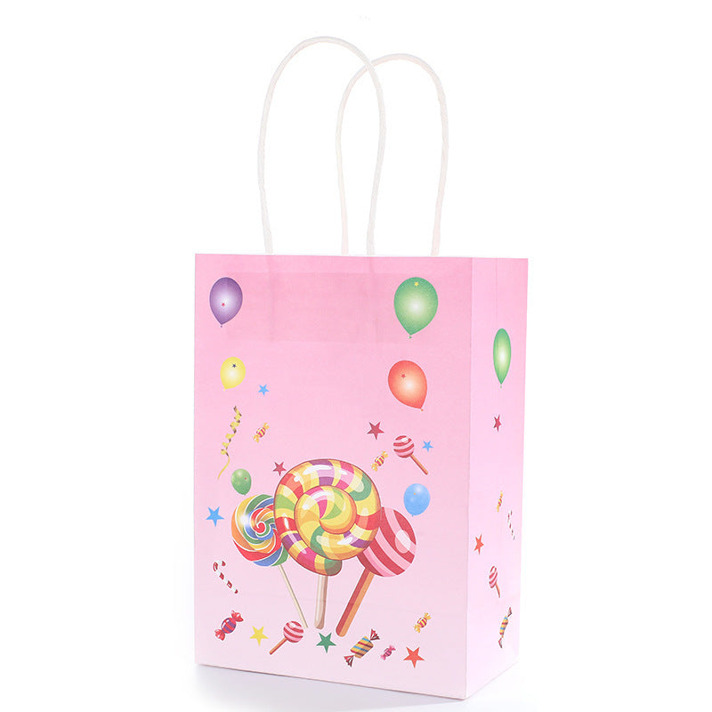 Sac de rangement et d'emballage à motif de ballons et bonbons de dessin animé, accessoires pour vêtements